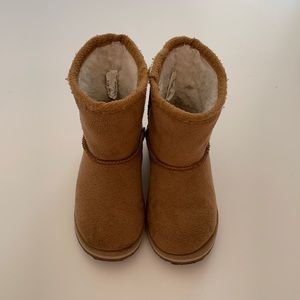 Toddler girls size 7 brown boots